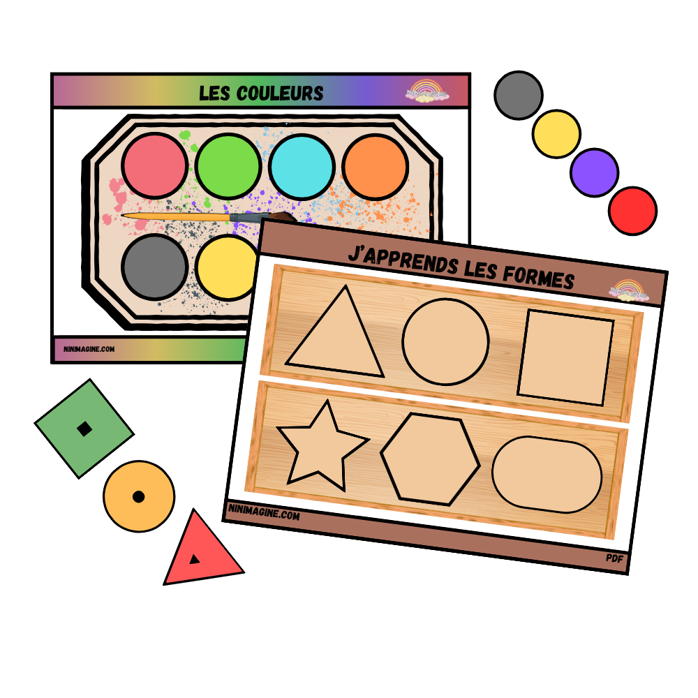 J'apprends les couleurs et les formes Ninimagine