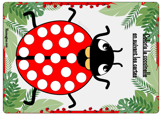 Les calculs avec Madame Coccinelle Ninimagine