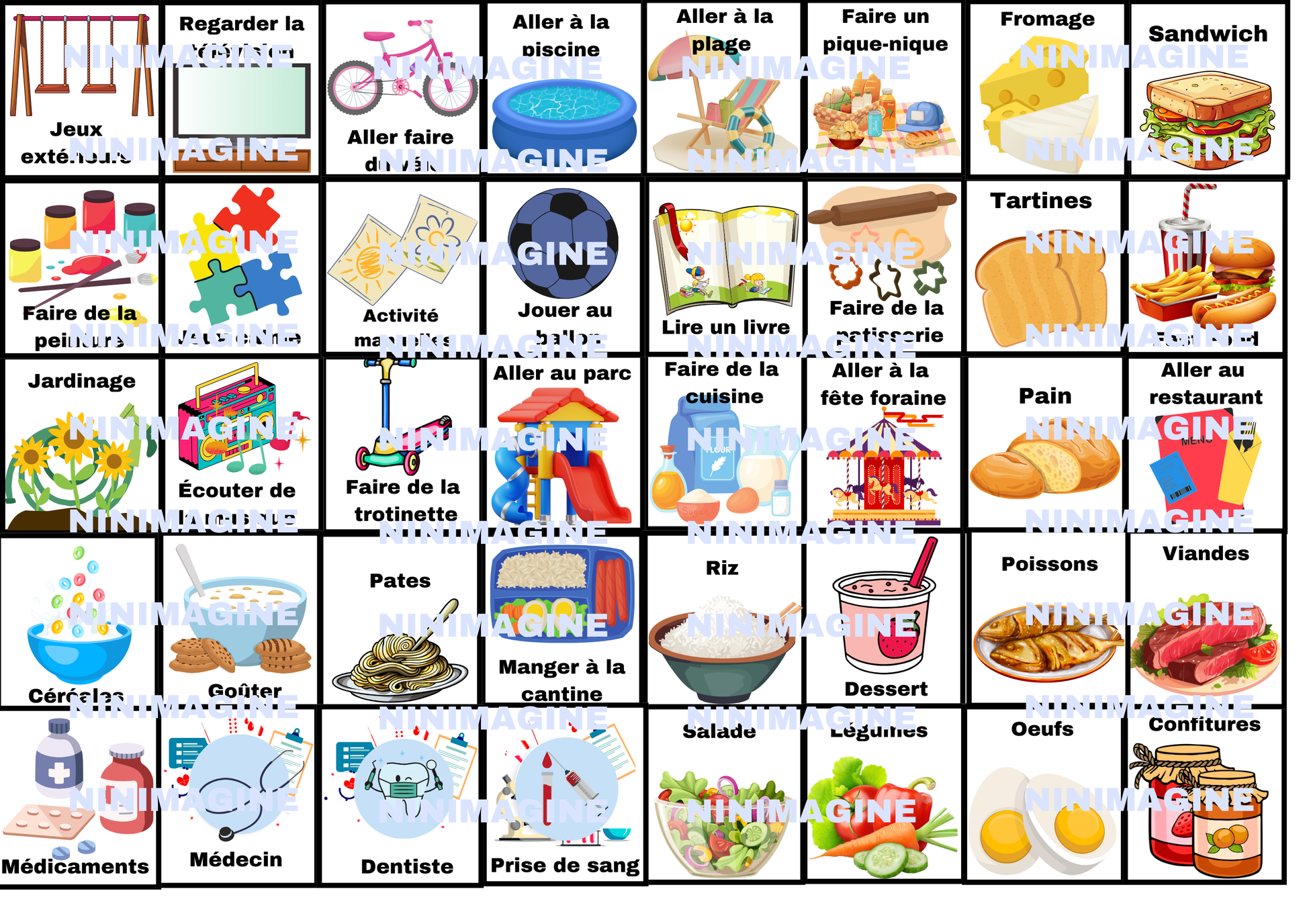 ☀️Mon Support de Routine Matin & Soir🌛 Ninimagine