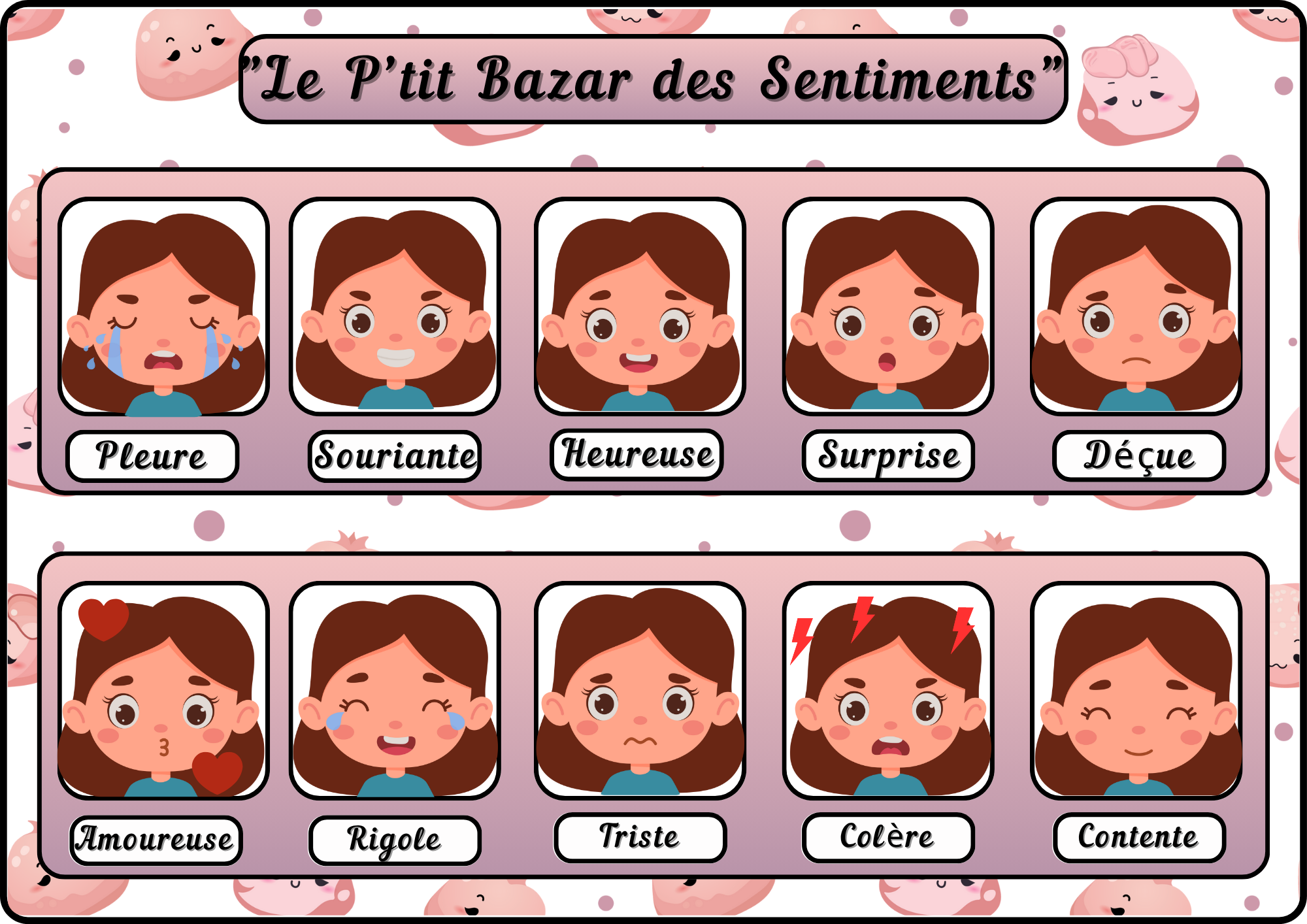 🫢Les sentiments et émotions🥰 Ninimagine
