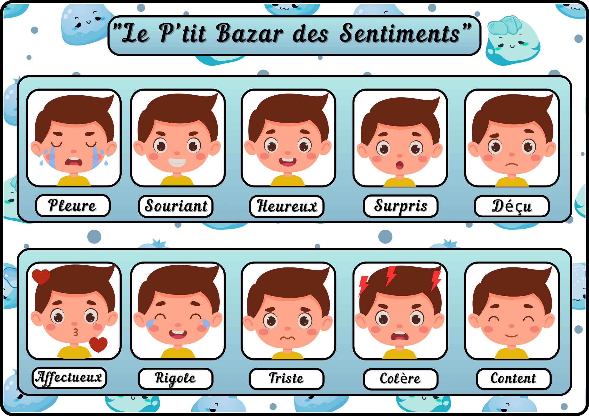 🫢Les sentiments et émotions🥰 Ninimagine