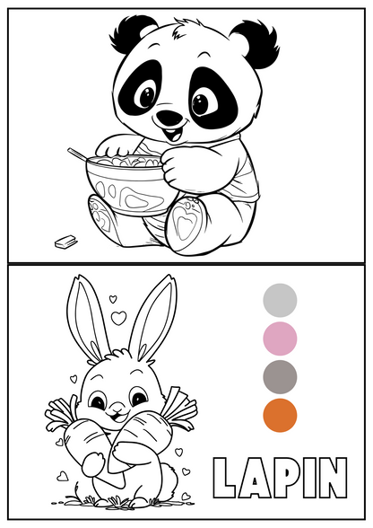 🎨Les Coloriages Réutilisables PDF🎨 Ninimagine