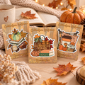 Stickers automne cosy – Livres, citrouilles et ambiance cocooning Ninimagine
