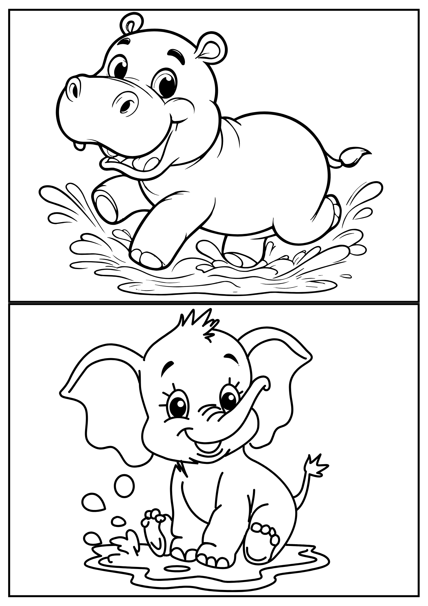 🎨Les Coloriages Réutilisables PDF🎨 Ninimagine