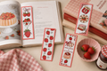 Marque-pages fraises – Collection lecture gourmande Ninimagine