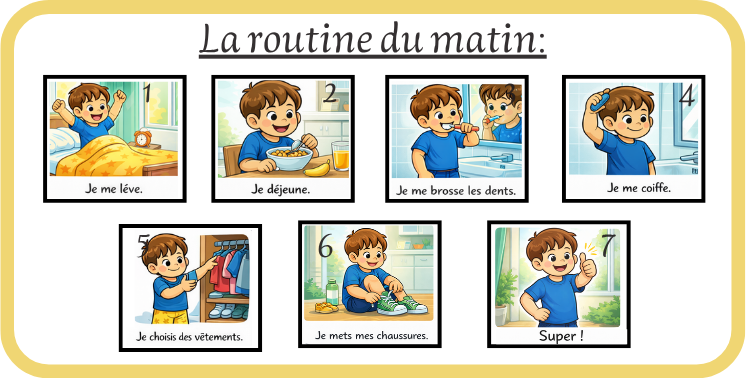 Bandes routine explicative Ninimagine