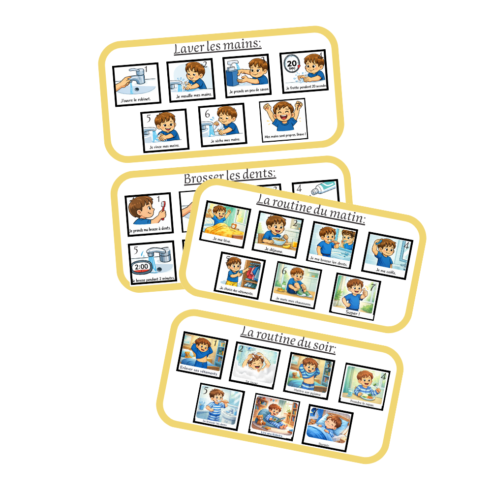 Bandes routine explicative Ninimagine