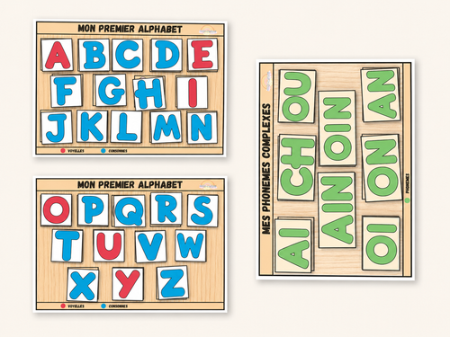 Planches Alphabet - Phonèmes Ninimagine