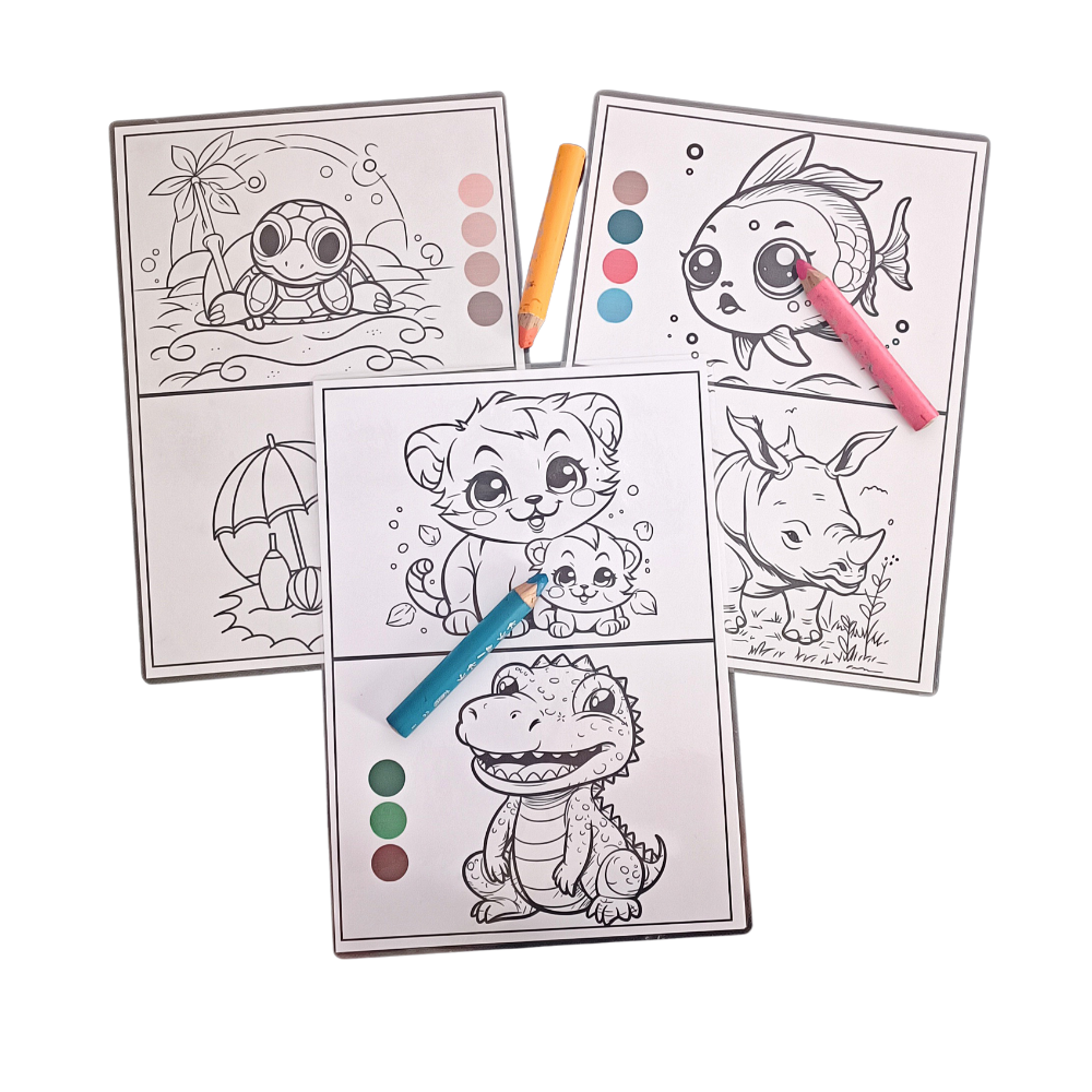 🎨Les Coloriages Réutilisables🎨 Ninimagine
