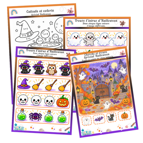 Pack : Phonologie, lecture et graphisme et plus d’Halloween Ninimagine