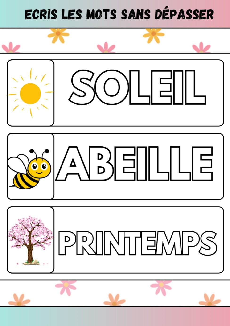 🐝Livret Printemps 🌸 Ninimagine