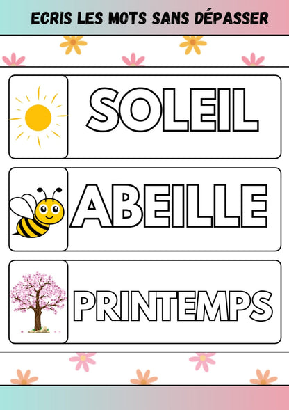 🐝Livret Printemps 🌸 Ninimagine