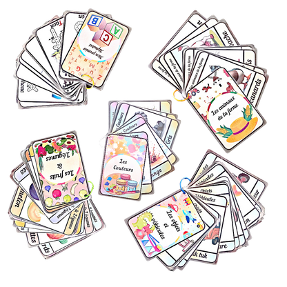 🐮🌈 Imagiers Éducatifs Pack Découverte 🍎🚗 Ninimagine