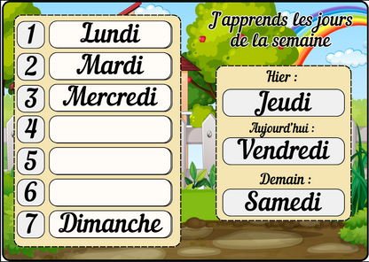 🏵️"Jour, mois, saison : à moi le temps"🌻 Ninimagine
