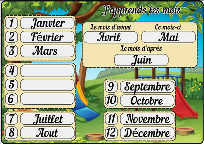 🏵️"Jour, mois, saison : à moi le temps"🌻 Ninimagine