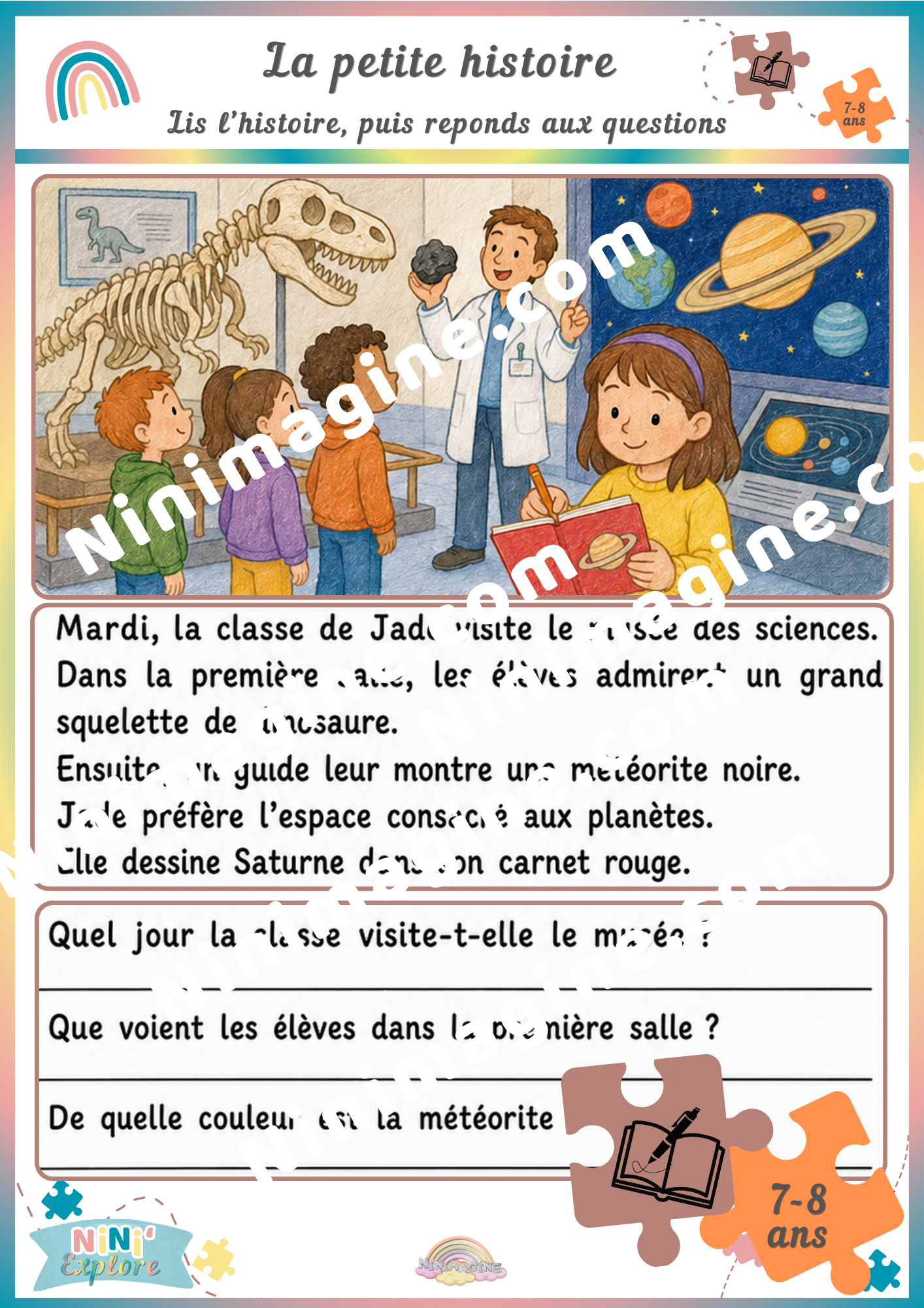 La petite histoire – Visite au musée des sciences Ninimagine