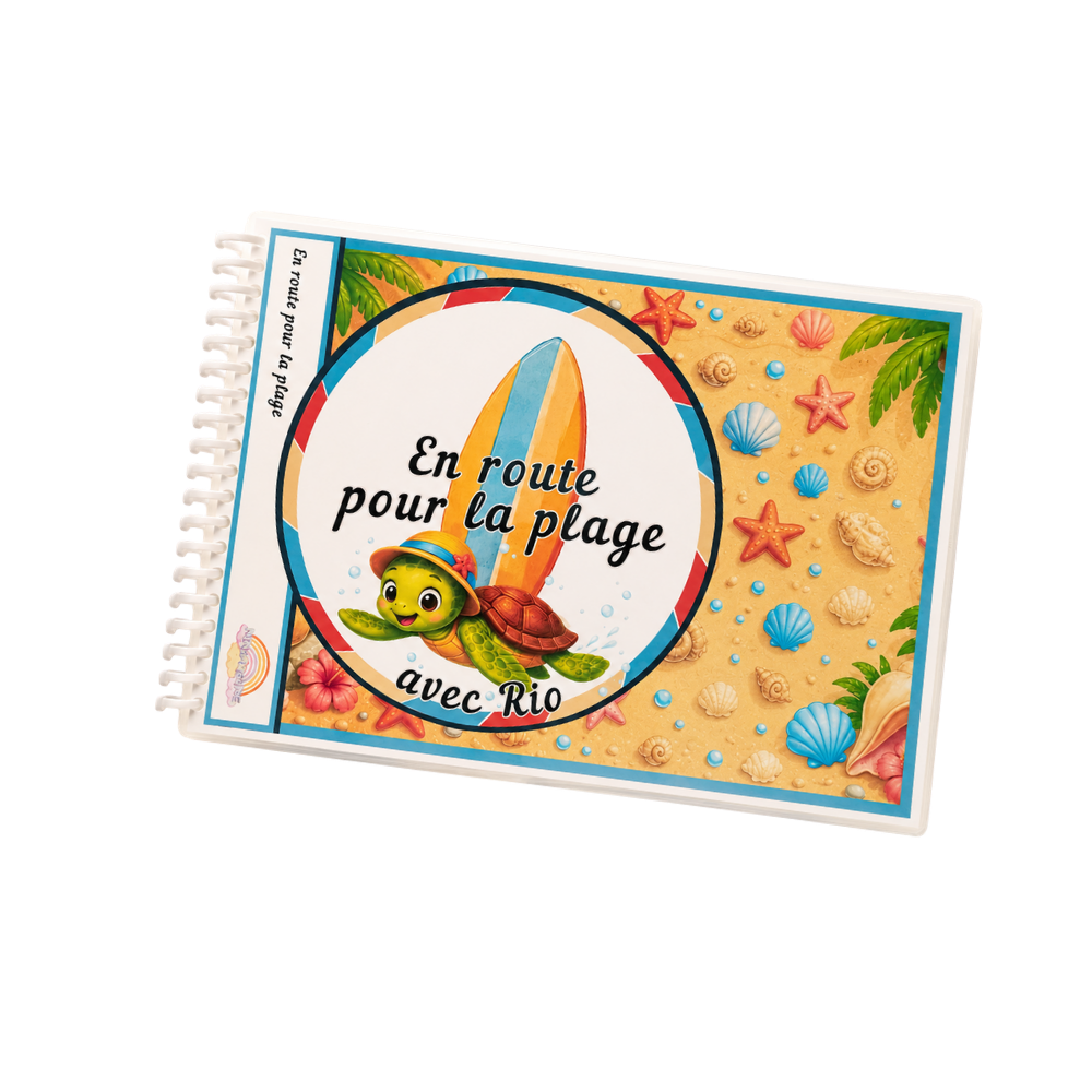 Livret "En route pour la plage" a partir de 15mois Ninimagine