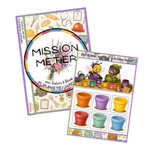 Livret Mission Métier " Fleuriste - Jardinier " PDF Ninimagine
