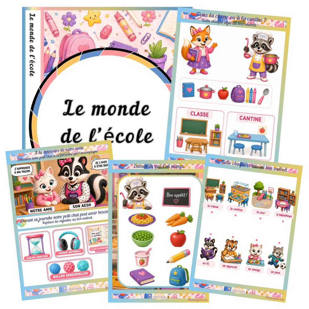 Livret découverte de l’école maternelle dès 3 ans | Ninimagine Ninimagine