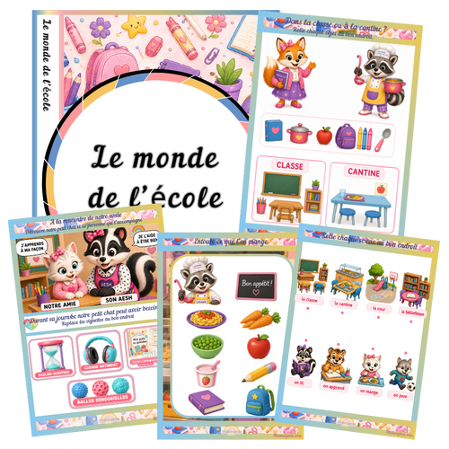 Livret découverte de l’école maternelle dès 3 ans | Ninimagine Ninimagine