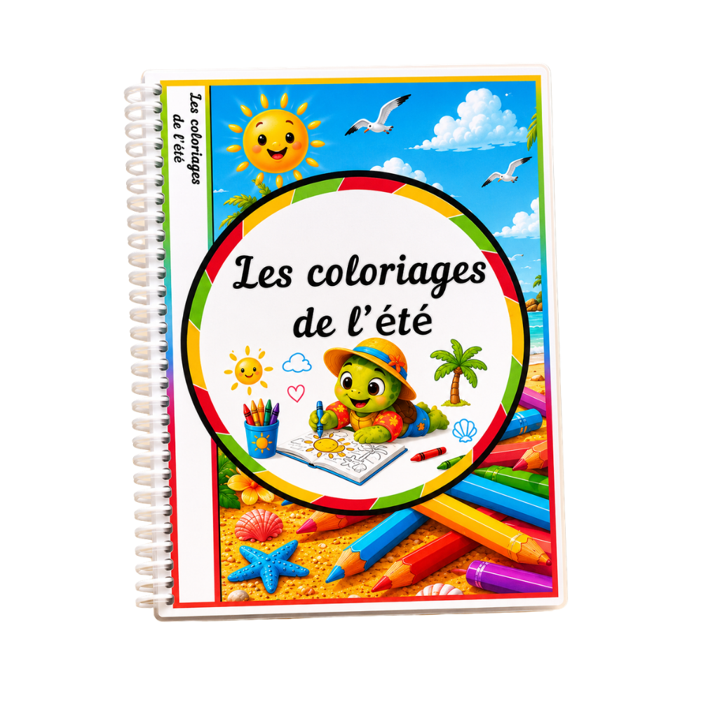 Livret " Les coloriages de l'été" Ninimagine