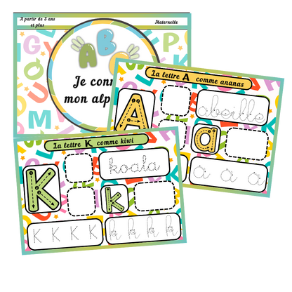 🔠Livret A,B,C je connais mon alphabet 🅰️ Ninimagine