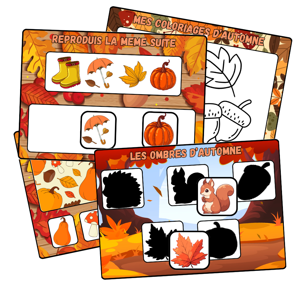 🍂 Mes activités d'automne 🐿️ Ninimagine