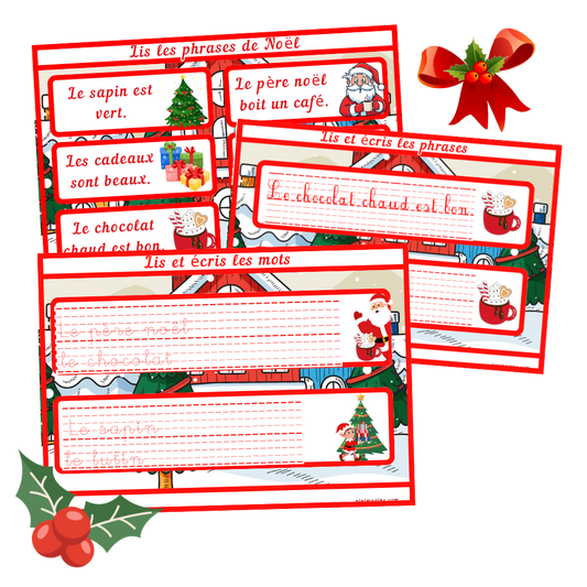 🎁Écritures de Noël et Calculs🎄 Ninimagine