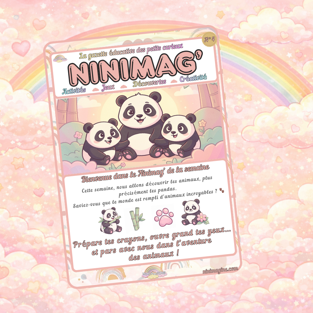 Numéro 4  - Les pandas Ninimagine