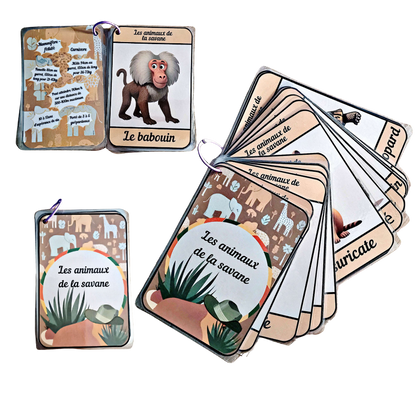 🌿🦓Imagier Educatif " Les Animaux de la Savane" 🦁🌿 Ninimagine