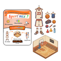 🏀 Les Sports'Mix ⚽ Ninimagine