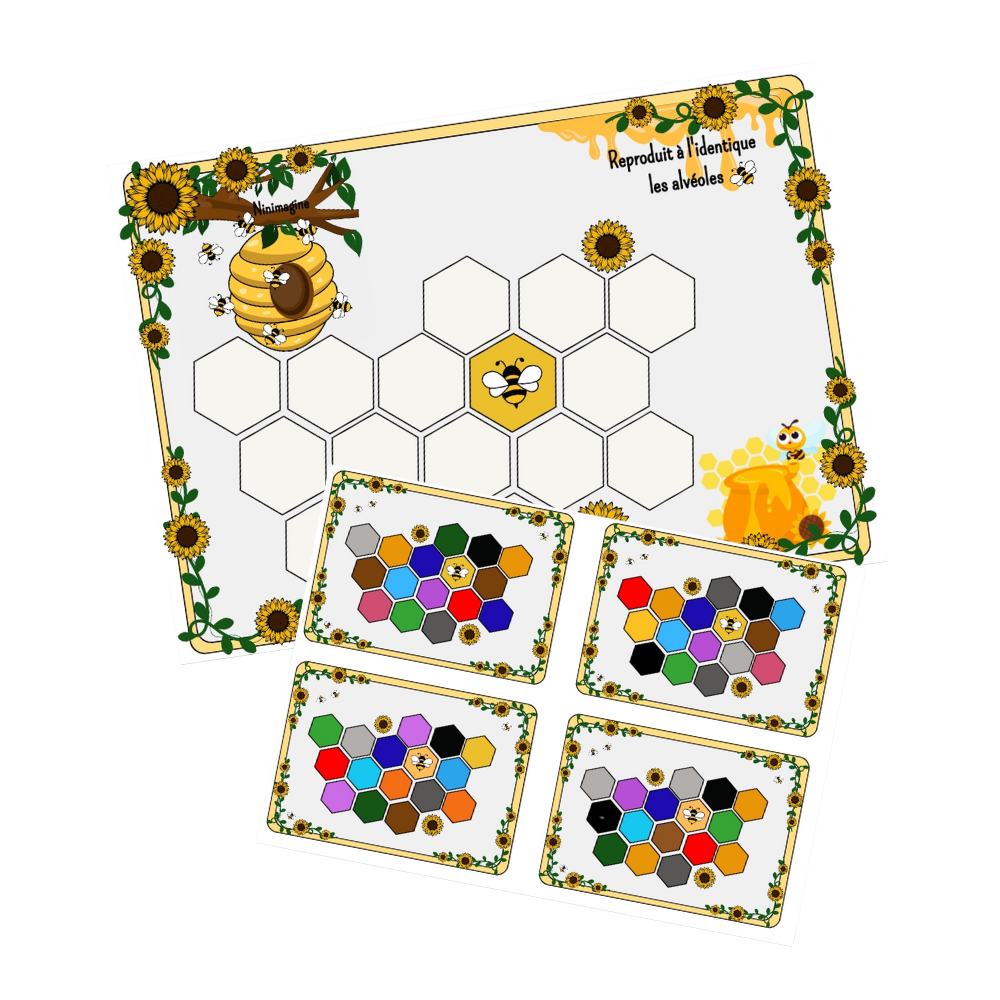 Donne des couleurs aux alvéoles Ninimagine