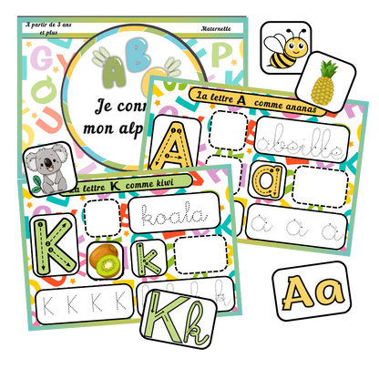 🔠Livret A,B,C je connais mon alphabet 🅰️ Ninimagine