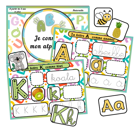 🔠Livret A,B,C je connais mon alphabet 🅰️ Ninimagine