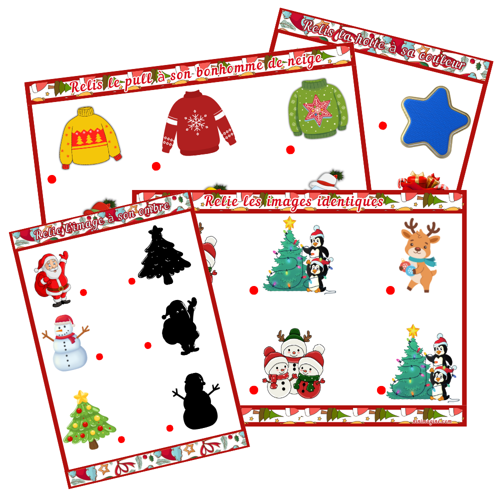 🎄Activités au choix🎅 Ninimagine