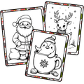 🎅Les Coloriages Réutilisables Noël🎄 Ninimagine