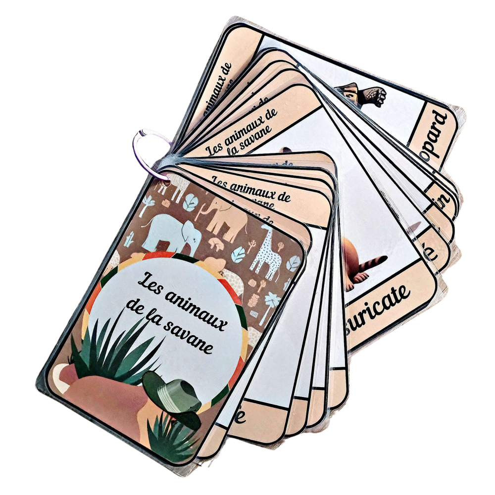 🌿🦓Imagier Educatif " Les Animaux de la Savane" 🦁🌿 Ninimagine