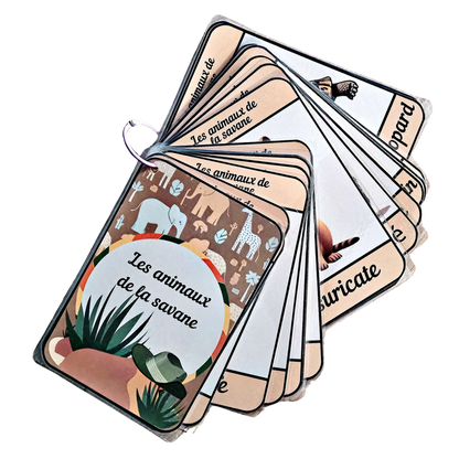 🌿🦓Imagier Educatif " Les Animaux de la Savane" 🦁🌿 Ninimagine