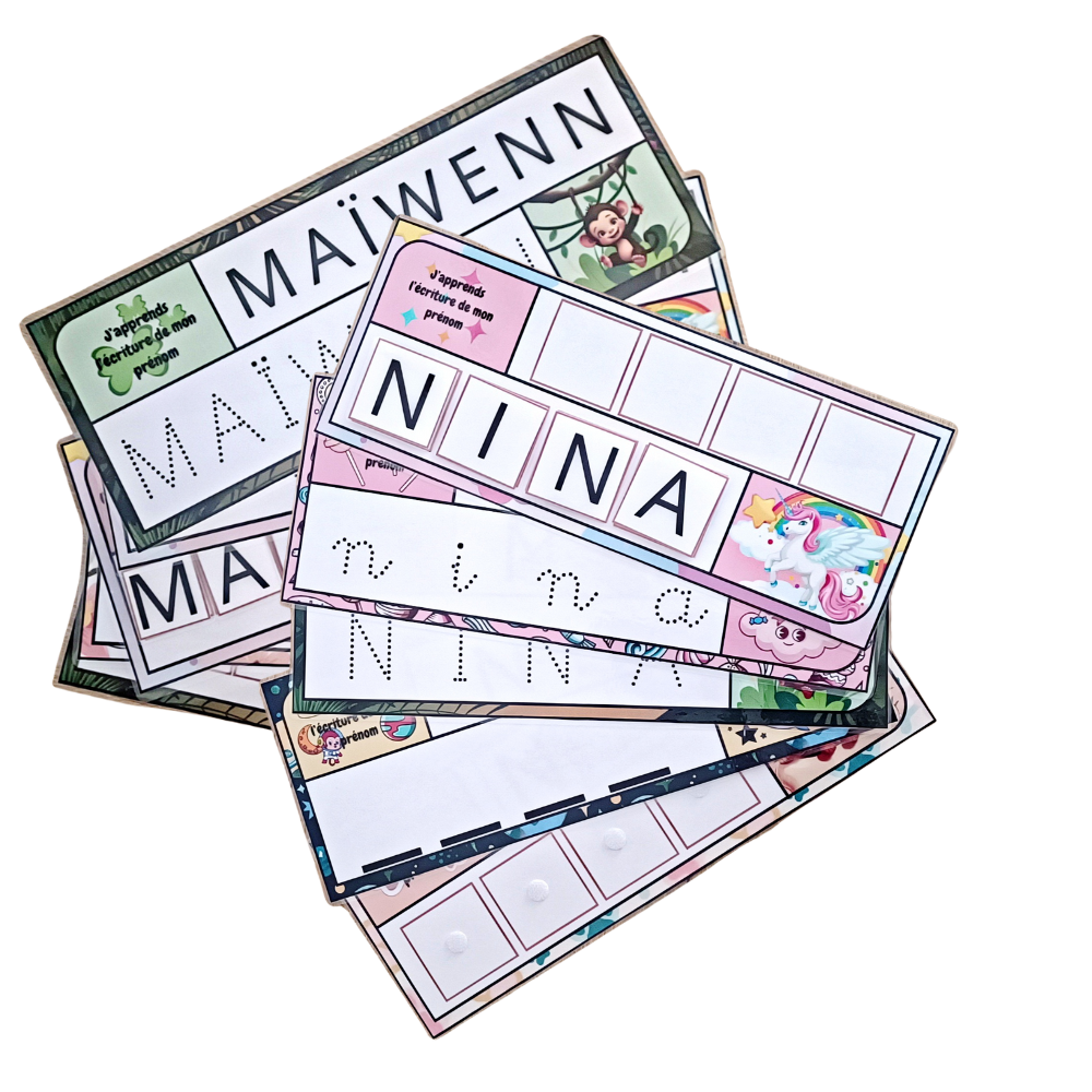 ✍️Cartes d’Écriture de Prénoms ✍️ Ninimagine