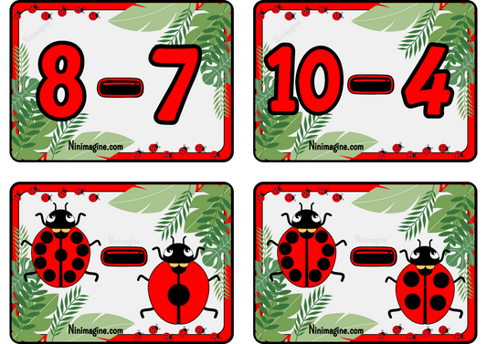 Les calculs avec Madame Coccinelle Ninimagine