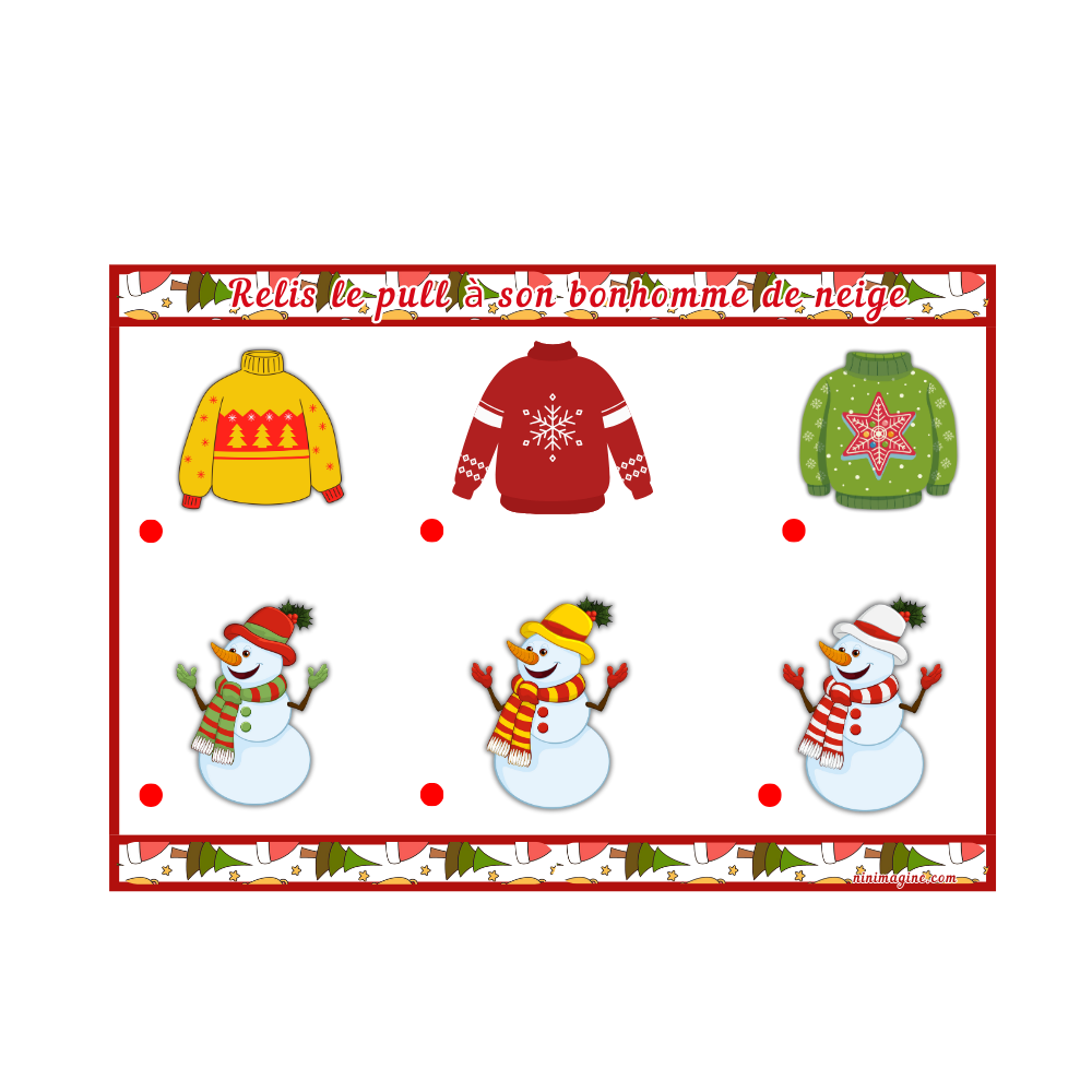 🎄Activités au choix🎅 Ninimagine