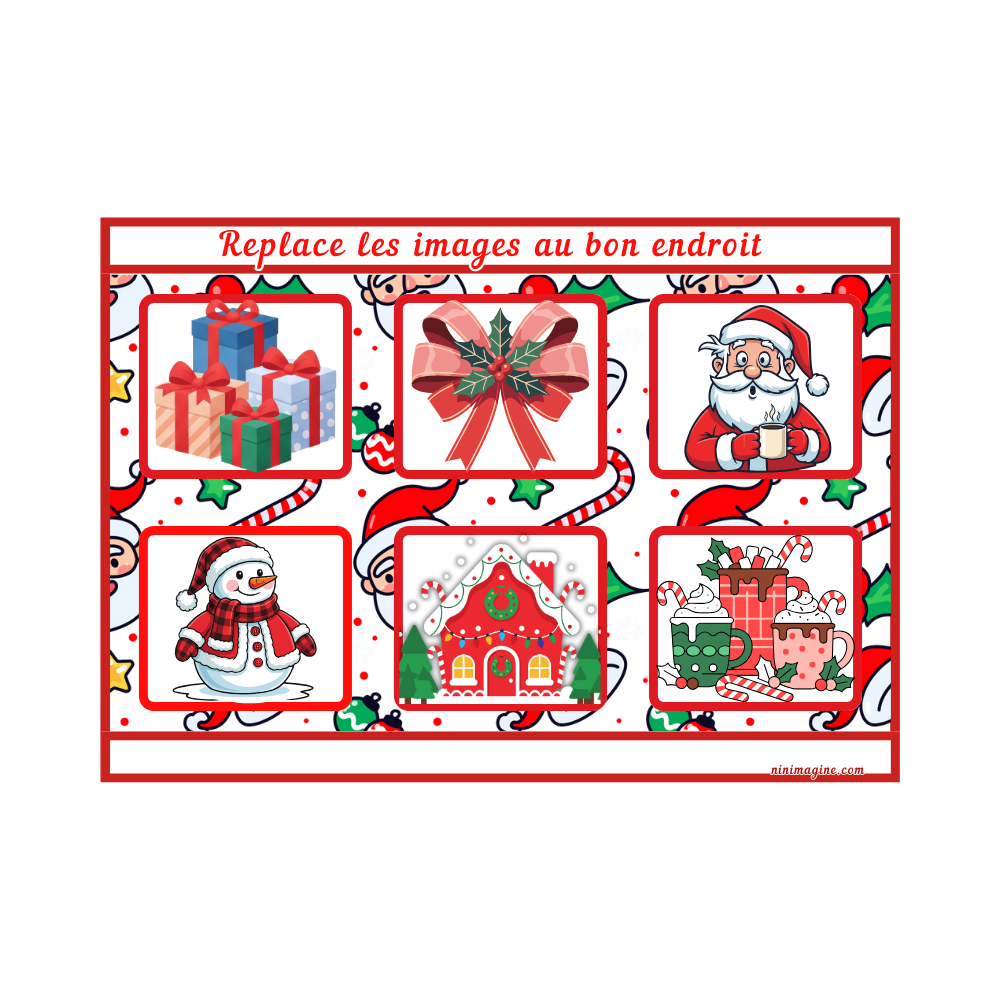 🎄Activités au choix🎅 Ninimagine