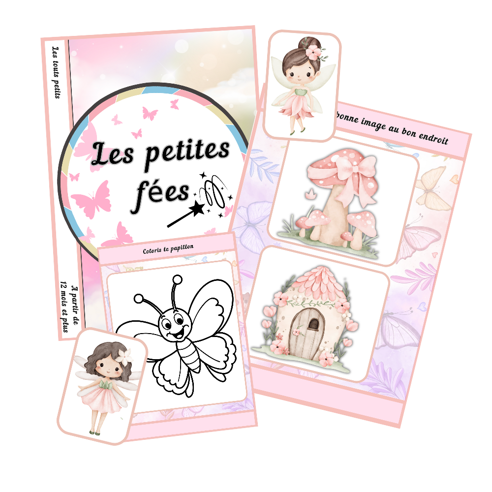 Livret Les Petites Fées 🦋 A partir de 12mois Ninimagine