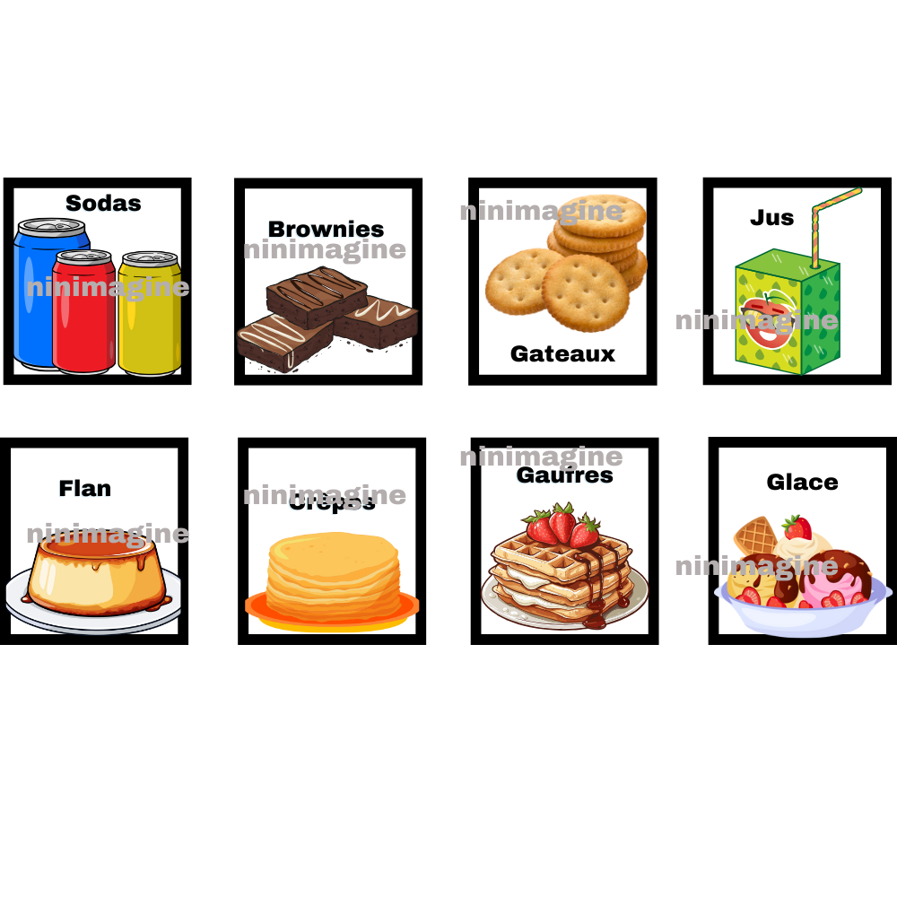 🍴Les Repas Sucré  🍨 Ninimagine