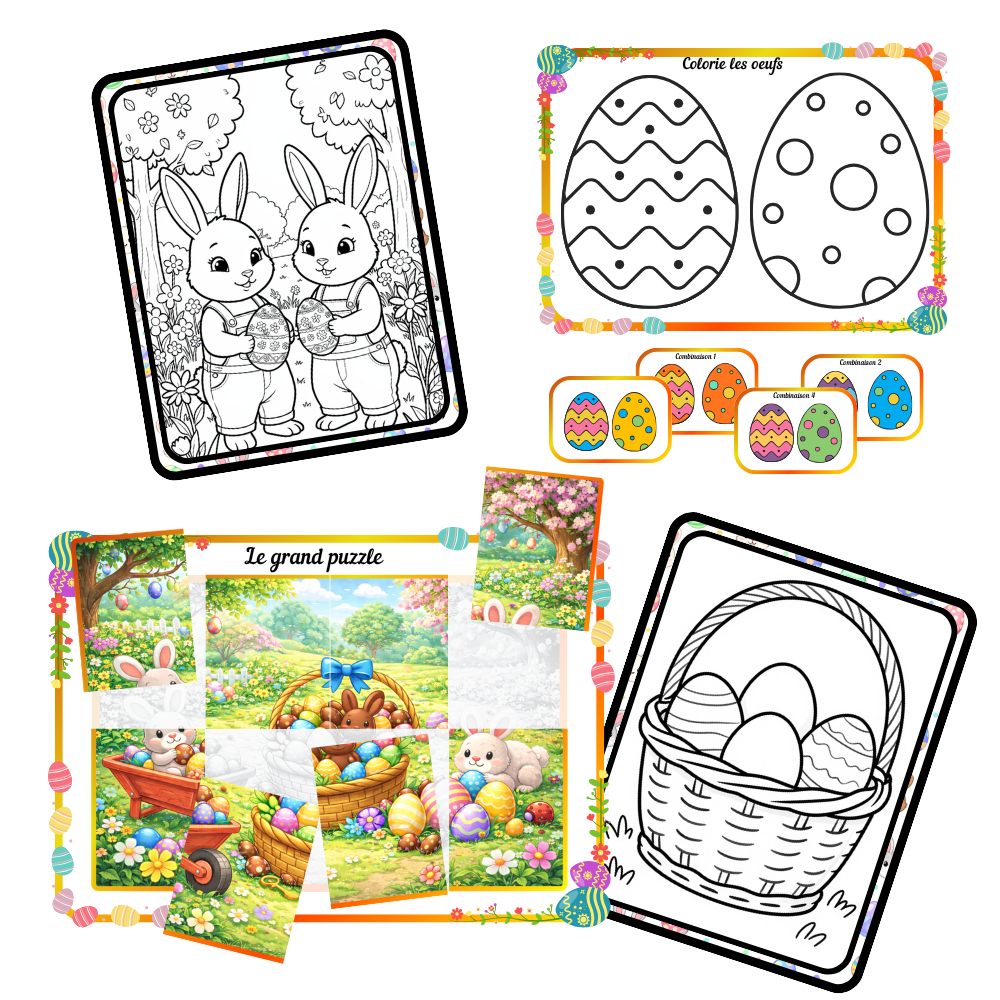 🐣 Ma mini Box de Paques🧺 PDF Ninimagine