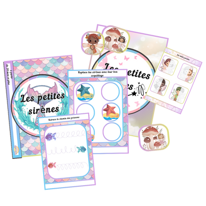 Livret Fées ou Sirènes 🦋 A partir de 24mois Ninimagine