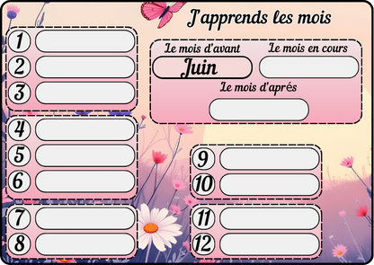 🏵️"Jour, mois, saison : à moi le temps"🌻 Ninimagine