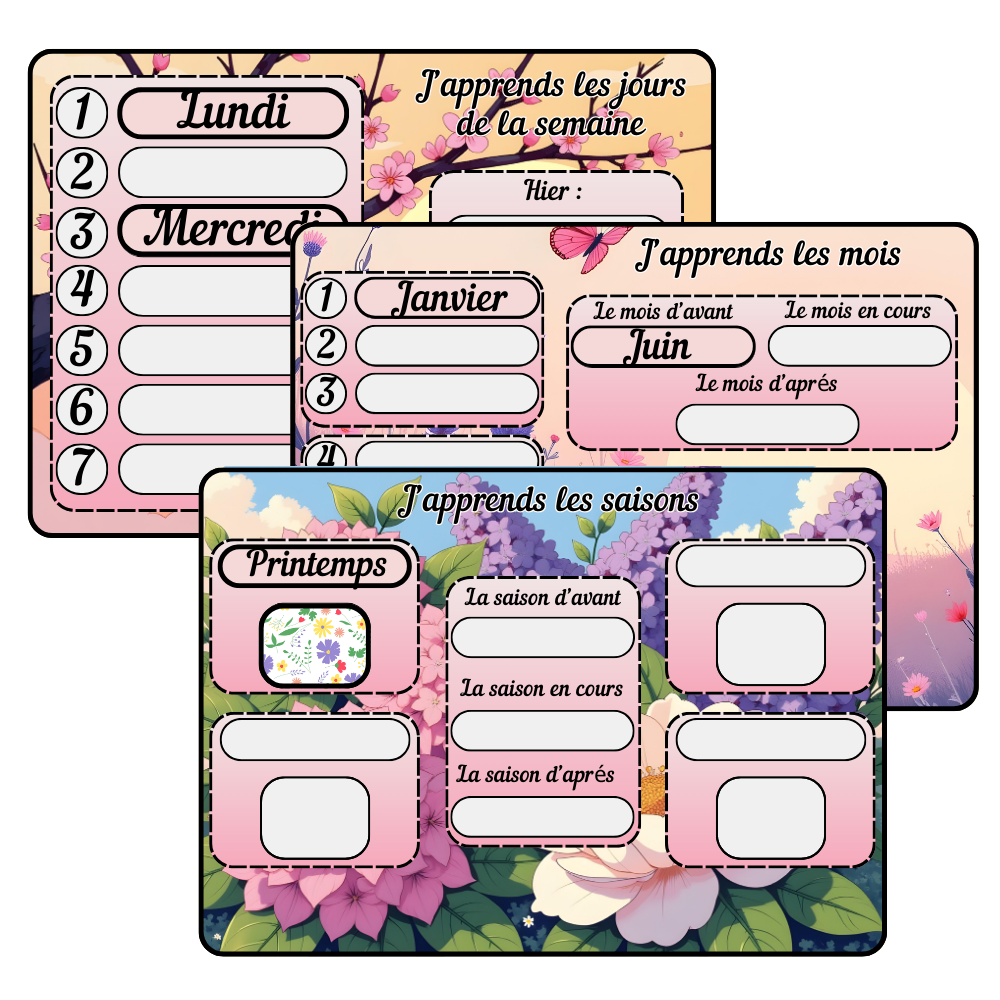 🏵️"Jour, mois, saison : à moi le temps"🌻 Ninimagine