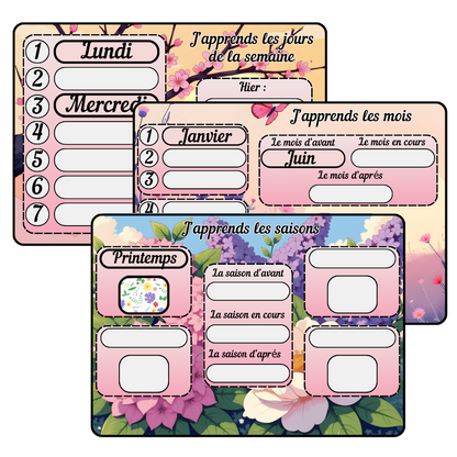 🏵️"Jour, mois, saison : à moi le temps"🌻 Ninimagine