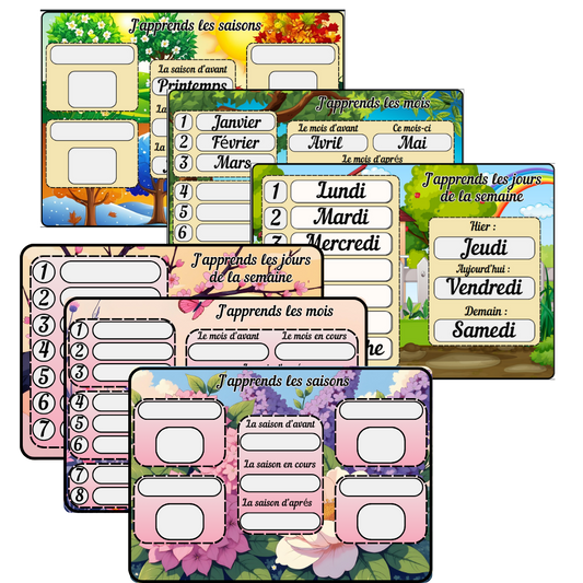 🏵️"Jour, mois, saison : à moi le temps"🌻 Ninimagine